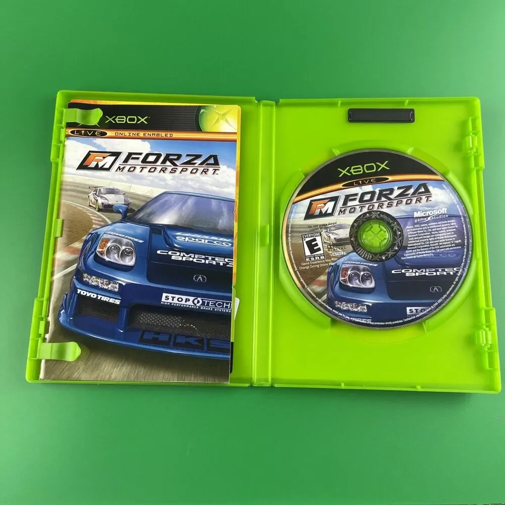 Forza Motorsport (Microsoft Xbox, 2005) Complete CIB with Insert
